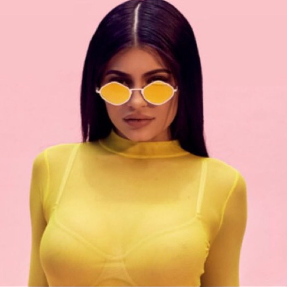 Honey Yellow Kylie X Quay Sunglasses